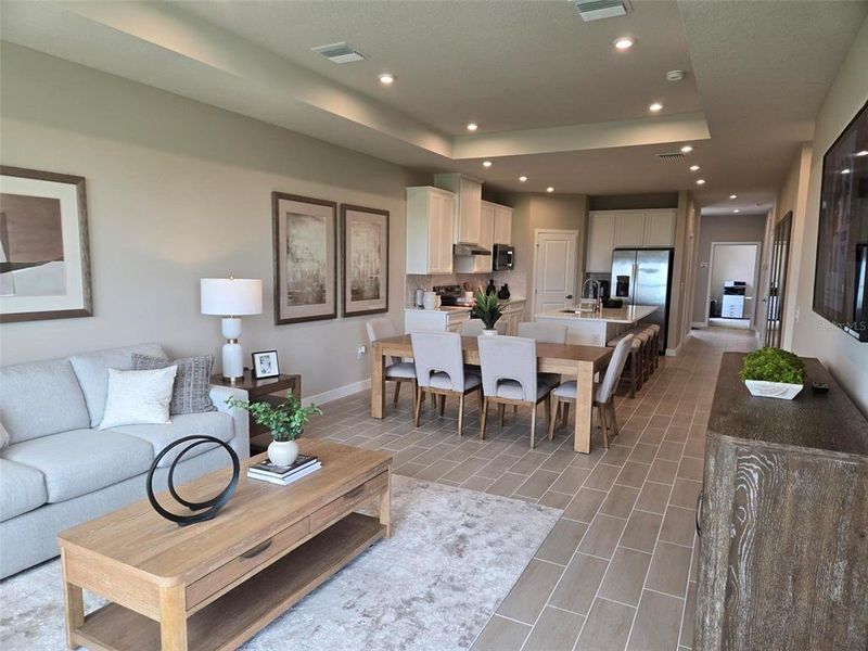 Furnished interior view inside a new home in Northridge Villas, Spring Hill (Image 7).