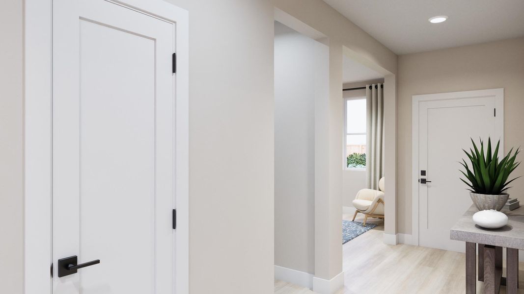 Representative furnished interior of a home built from the Kodee by Risewell Homes in Freedom at Anthem, Kyle (Image 4).