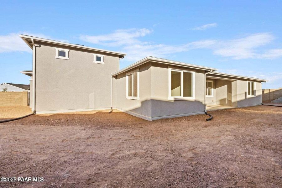 Front exterior of a new home in Morningstar, Prescott Valley, AZ, highlighting curb appeal (Image 8).