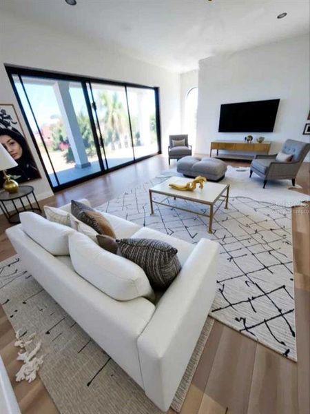 Furnished interior view inside a new home in , Flagler Beach (Image 17).