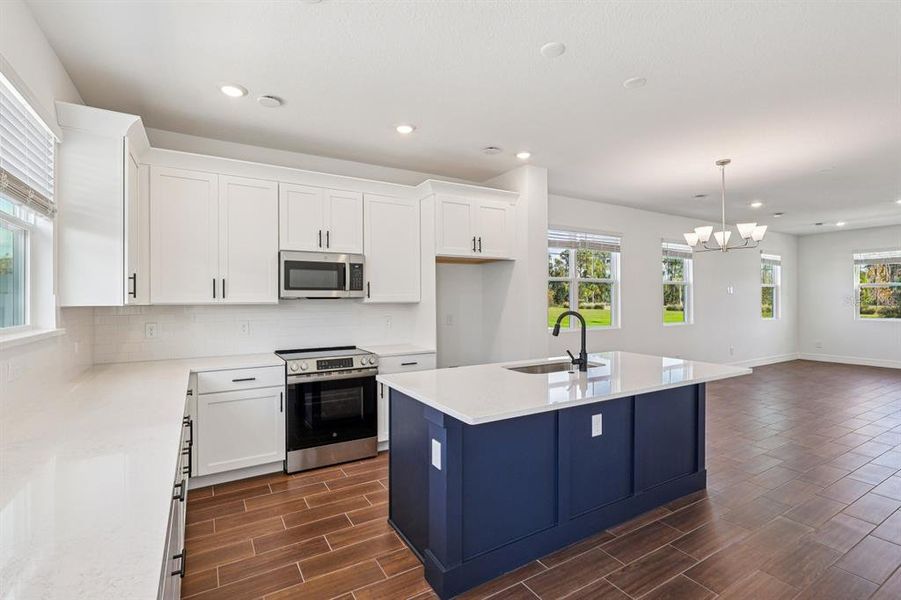 Furnished interior view inside a new home in , Winter Garden (Image 14). Furnished interior view inside a new home in , Winter Garden (Image 14).