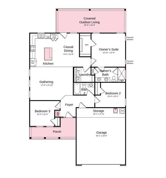 Additional Highlights Include: kitchen island with quartz countertops, utility sink in garage, extended covered outdoor living, valet in lieu of coat closet, metal roof, and 7-8ft Green Giant Arborvitae.