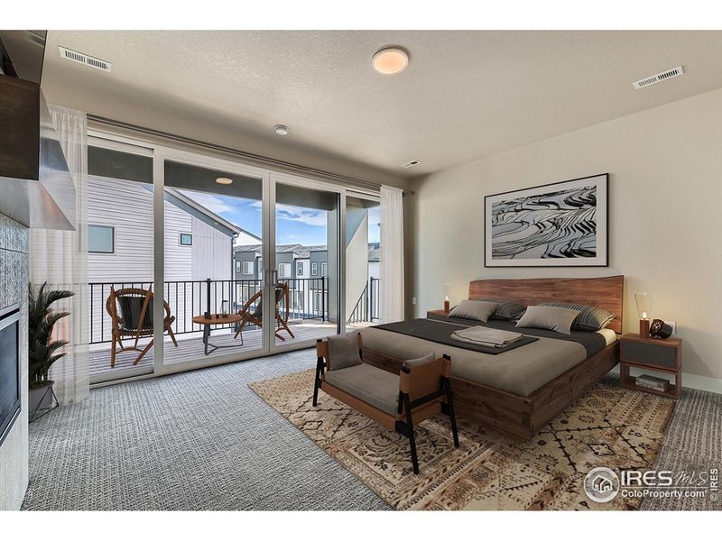 Furnished interior view inside a new home in Baseline, Broomfield (Image 4).