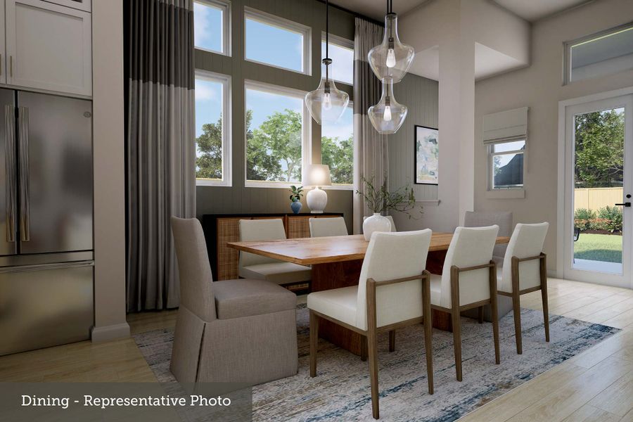 Furnished interior view inside a new home in Tavolo Park Cottages, Fort Worth (Image 5).