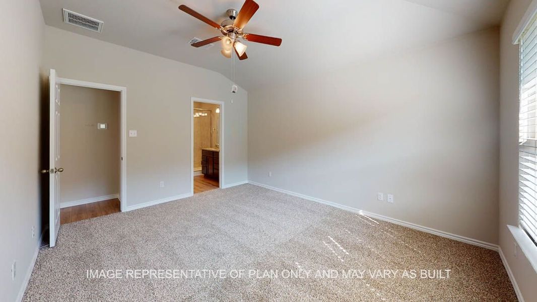 Spacious, unfurnished interior of a new home in Creekfall, Burnet (Image 21).