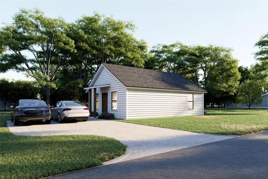 Front exterior of a new home in , Lufkin, TX, highlighting curb appeal (Image 1). Front exterior of a new home in , Lufkin, TX, highlighting curb appeal (Image 1).