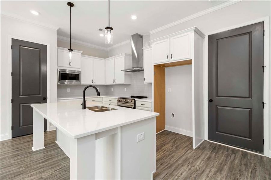 Furnished interior view inside a new home in Serenity, Hapeville (Image 4). Furnished interior view inside a new home in Serenity, Hapeville (Image 4).