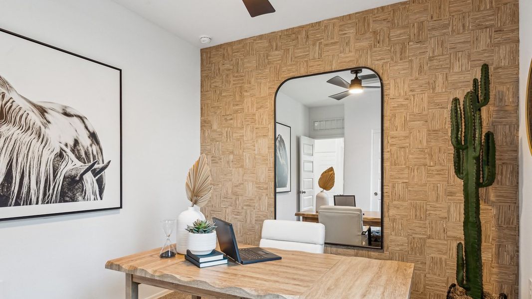 Furnished interior view inside a new home in Heartland Ranch, Coolidge (Image 31).