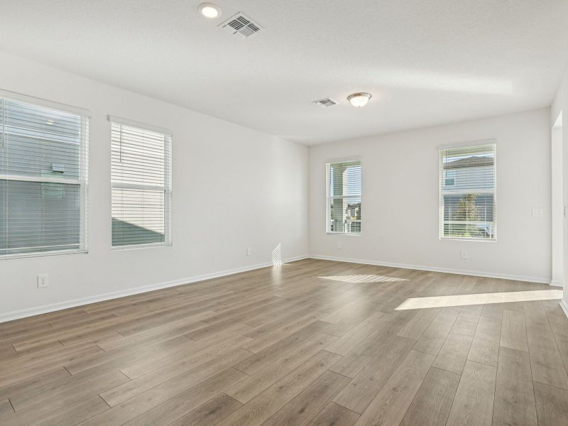 Spacious, unfurnished interior of a new home in The Meadow at Crossprairie Bungalows, St. Cloud (Image 7). Spacious, unfurnished interior of a new home in The Meadow at Crossprairie Bungalows, St. Cloud (Image 7).