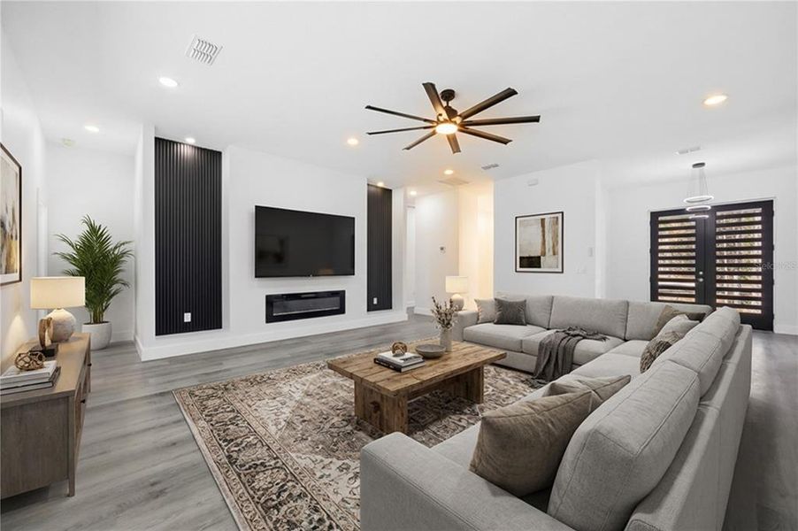 Furnished interior view inside a new home in , Wildwood (Image 7).