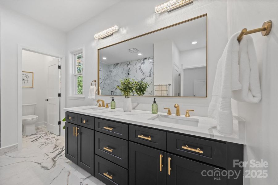 Furnished interior view inside a new home in , Charlotte (Image 18).