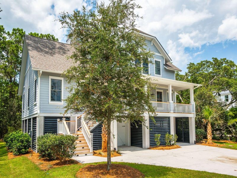 Front exterior of a new home in , Johns Island, SC, highlighting curb appeal (Image 33). Front exterior of a new home in , Johns Island, SC, highlighting curb appeal (Image 33).