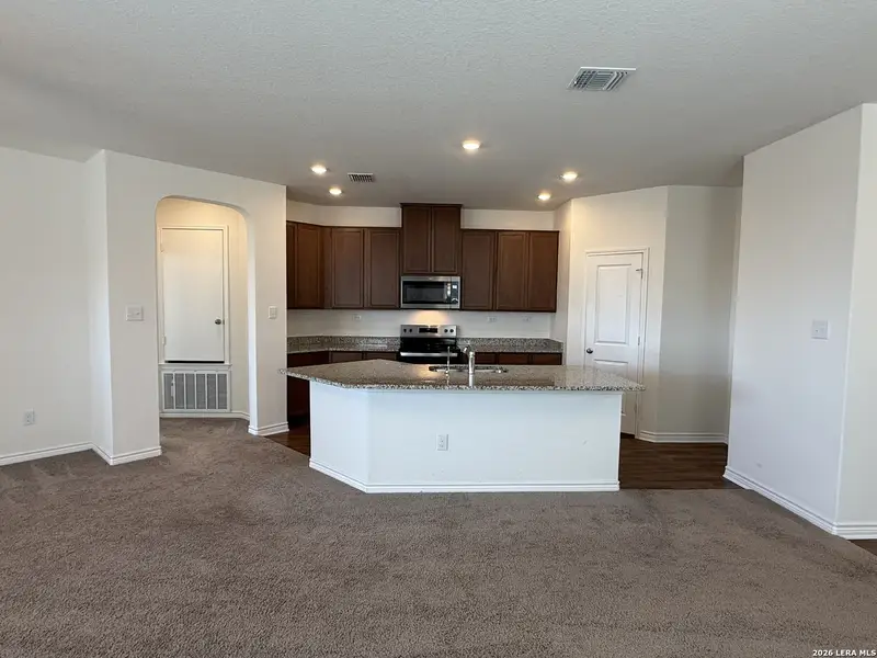 Furnished interior view inside a new home in Legend Point, New Braunfels (Image 5).