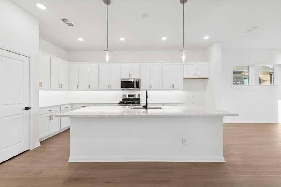 Furnished interior view inside a new home in Oakwood Estates, Waller (Image 2). Furnished interior view inside a new home in Oakwood Estates, Waller (Image 2).