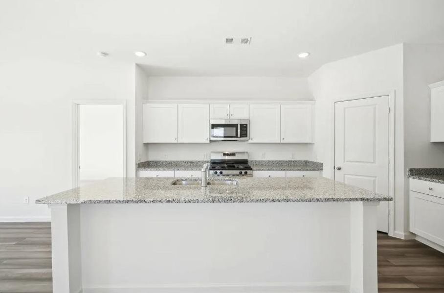 Large Center Island in Kitchen - Representative Photo Large Center Island in Kitchen - Representative Photo