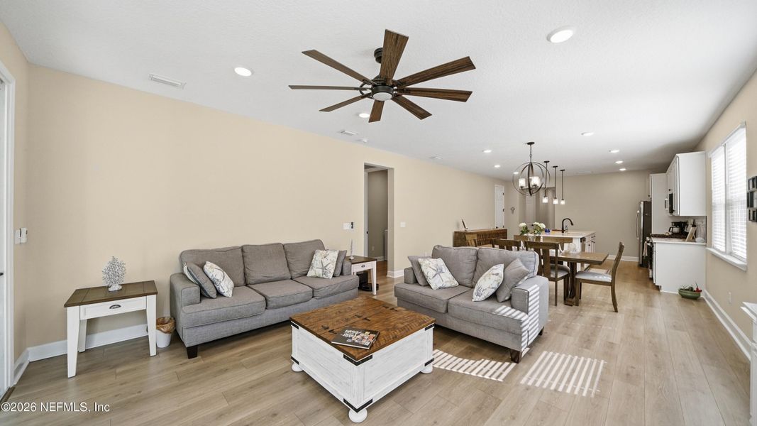 Furnished interior view inside a new home in Tributary, Yulee (Image 41).
