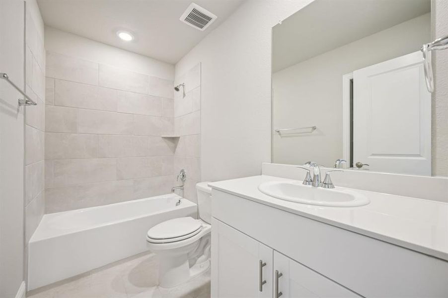 Photo is not of the actual home, but is an inspirational photo of builder’s model home and may depict options, furnishings, and/or decorator features that are not included.