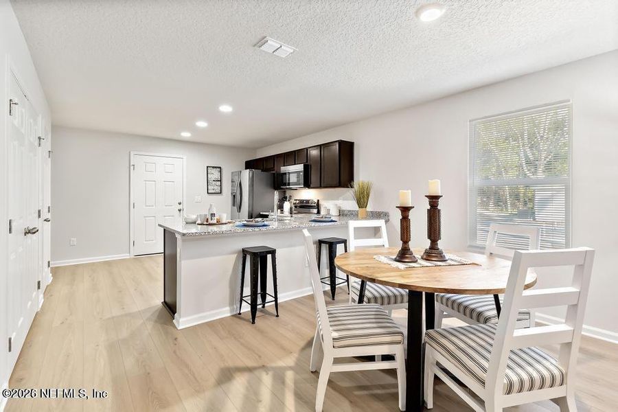 Furnished interior view inside a new home in , Jacksonville (Image 4).