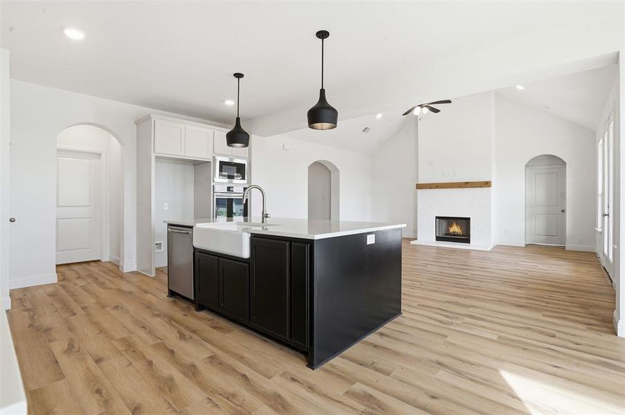 Furnished interior view inside a new home in Wildcat Ridge, Godley (Image 6). Furnished interior view inside a new home in Wildcat Ridge, Godley (Image 6).