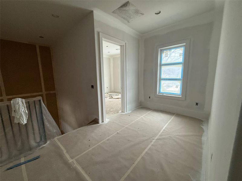 In-progress construction of a new home in , Dallas, TX (Image 7).