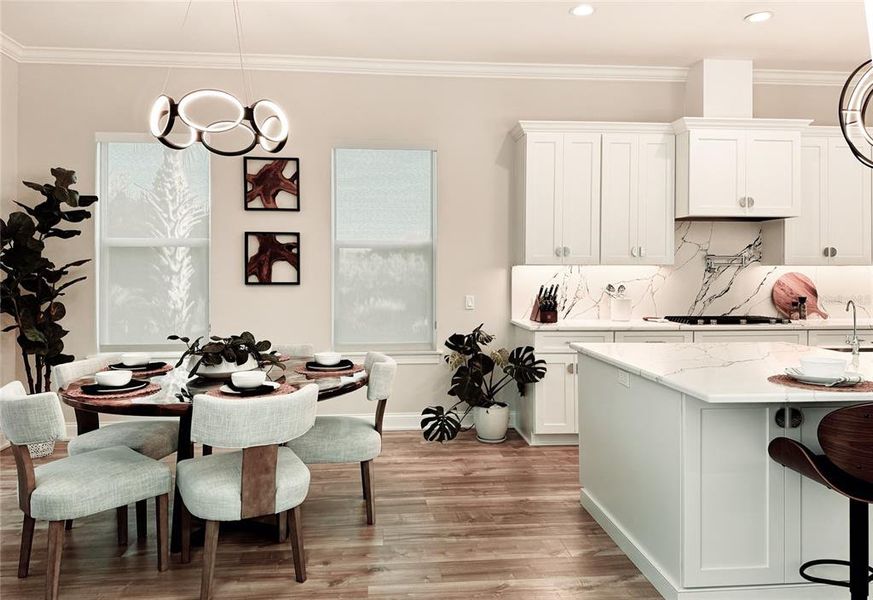 Furnished interior view inside a new home in , Flagler Beach (Image 37).