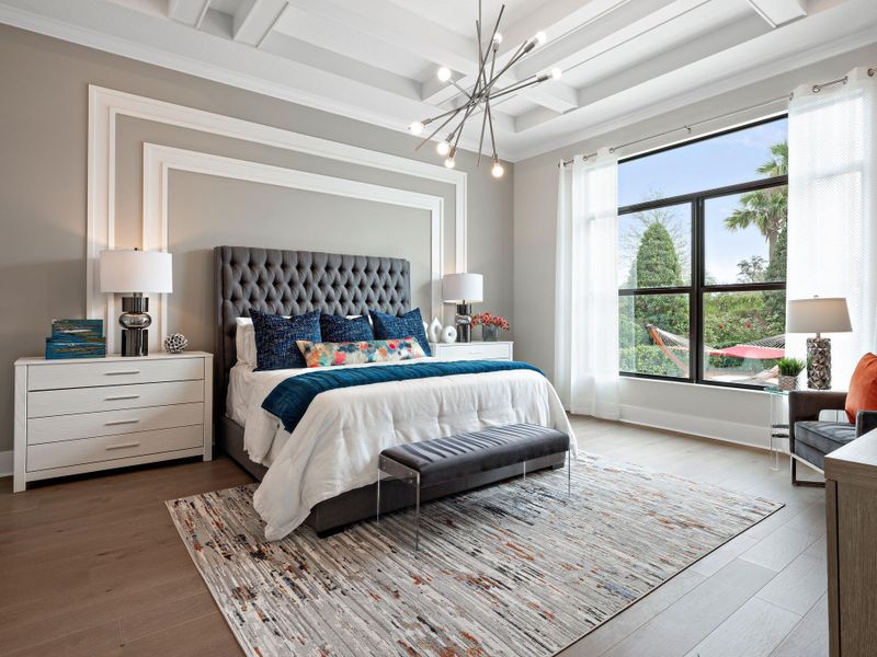 Furnished interior view inside a new home in PGA Village Verano, Port St. Lucie (Image 13).