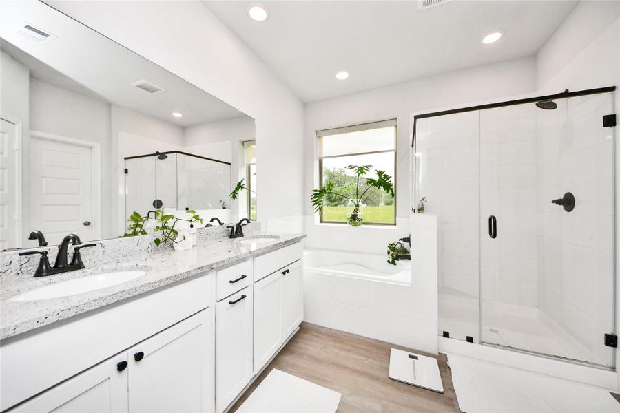 Furnished interior view inside a new home in Barton Place, Cleveland (Image 8).
