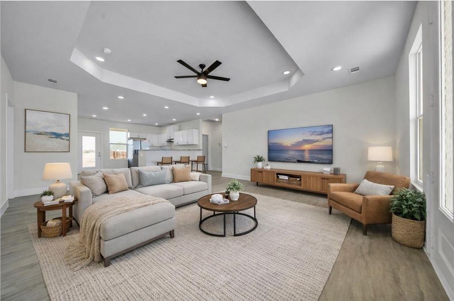 Furnished interior view inside a new home in , Crandall (Image 6).