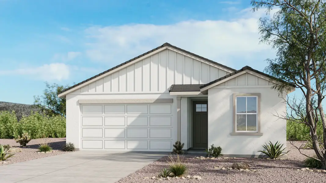 Representative exterior photo of a completed home built from the Quartz by Taylor Morrison in Saddleback, Peoria, AZ (Image 3).
