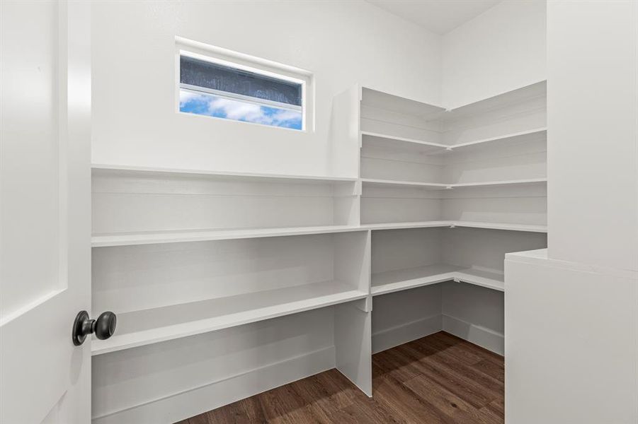 View of storage area