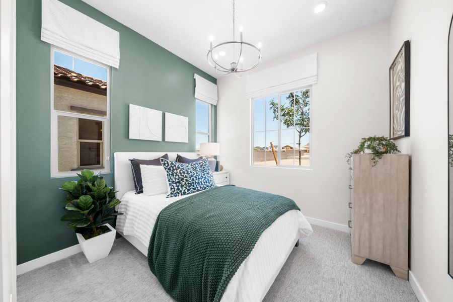 Downstairs Bedroom 4 | Libra Model Home | Rialta | New homes in Mesa, Arizona | Landsea Homes