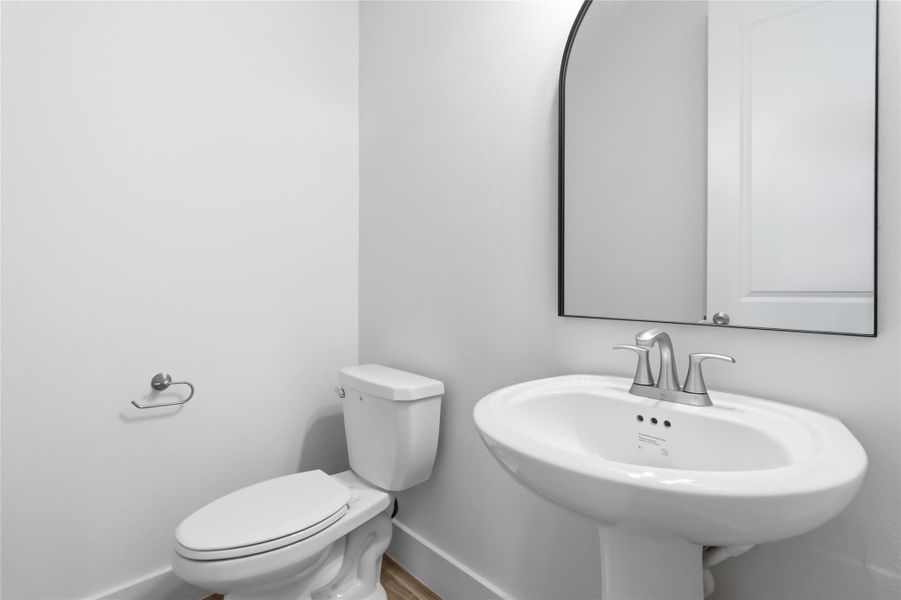 Half bath on main level