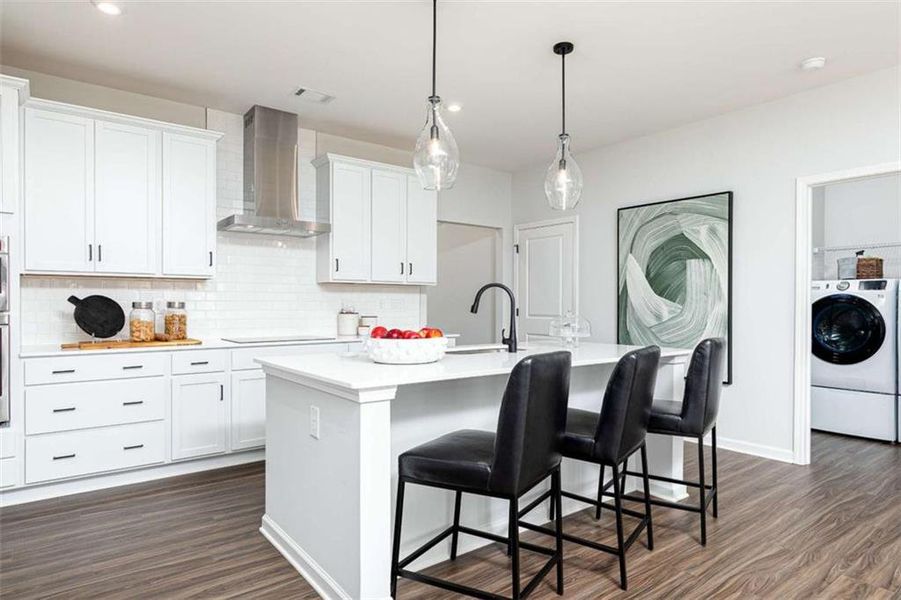 Furnished interior view inside a new home in River Oaks, Locust Grove (Image 9). Furnished interior view inside a new home in River Oaks, Locust Grove (Image 9).