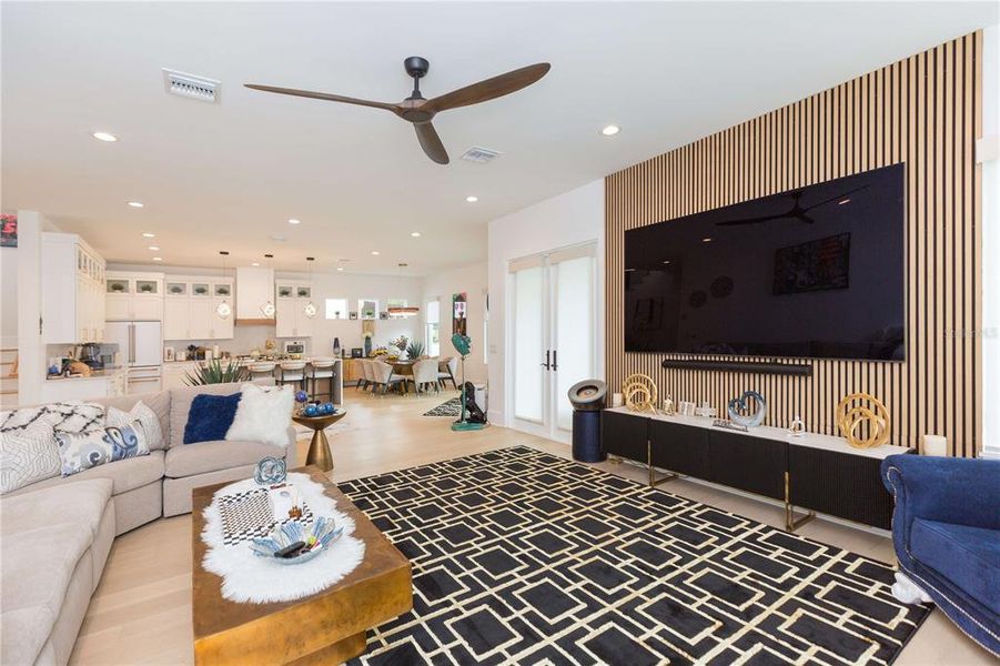 Furnished interior view inside a new home in , Tampa (Image 42).