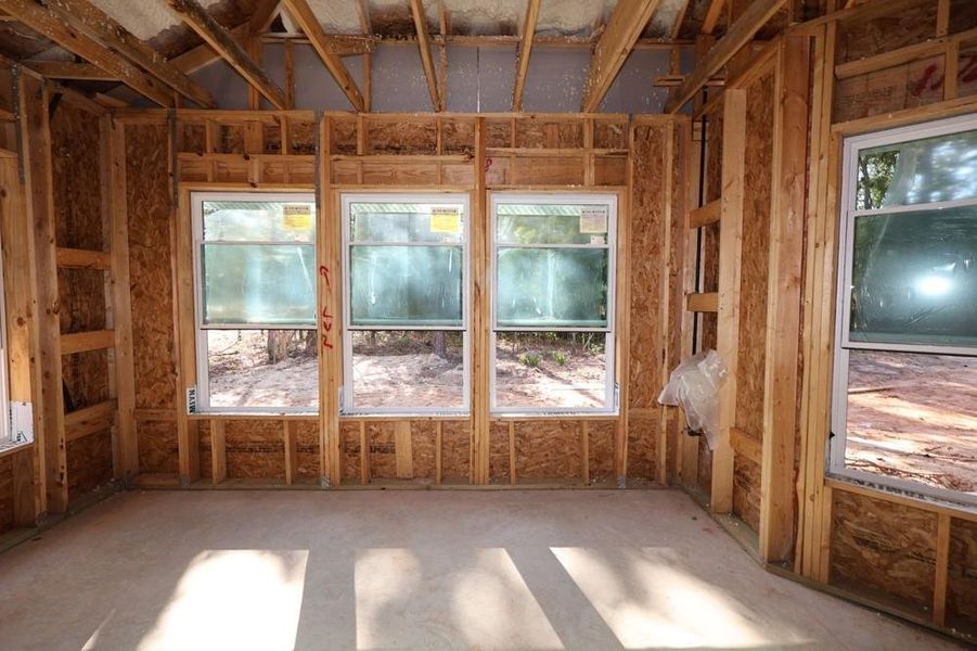 Spacious, unfurnished interior of a new home in The Woodlands Hills 70’, Willis (Image 20).