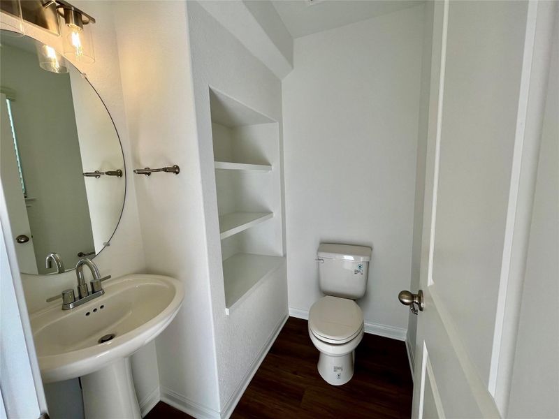 Half bath off entrance
