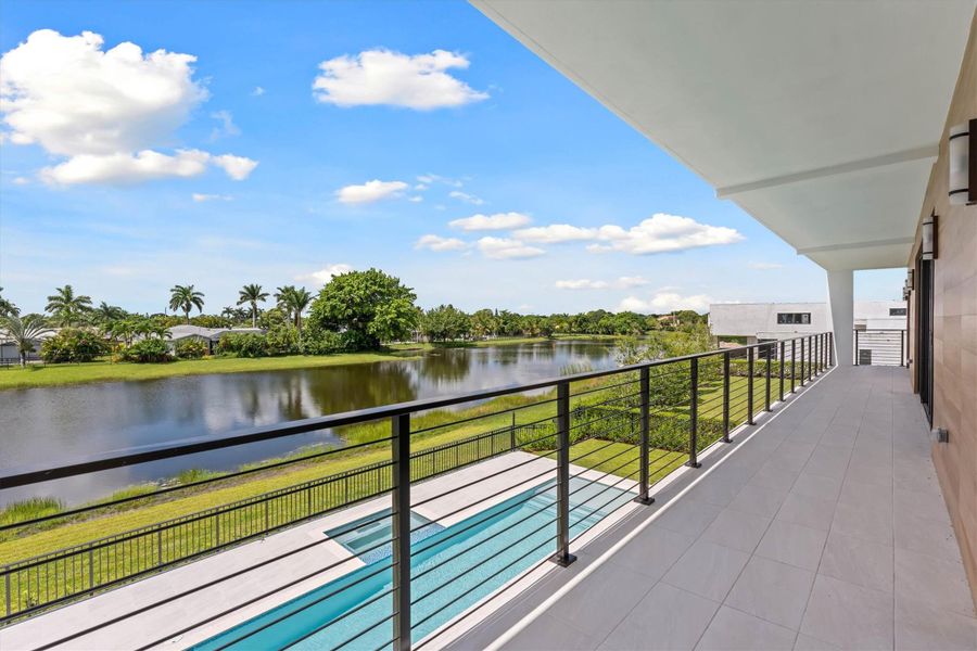 Exterior details and patio area of a home in , Weston (Image 57).