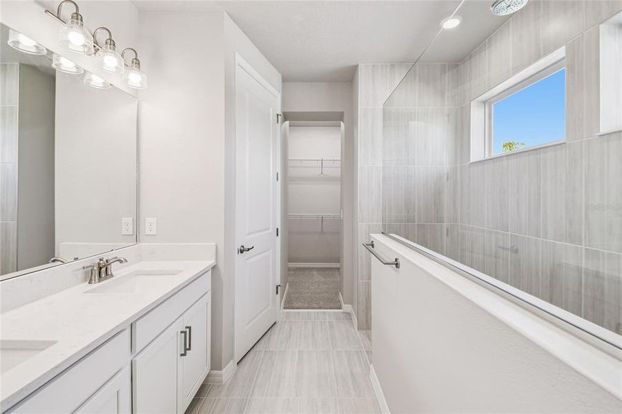 Furnished interior view inside a new home in , St. Cloud (Image 16). Furnished interior view inside a new home in , St. Cloud (Image 16).