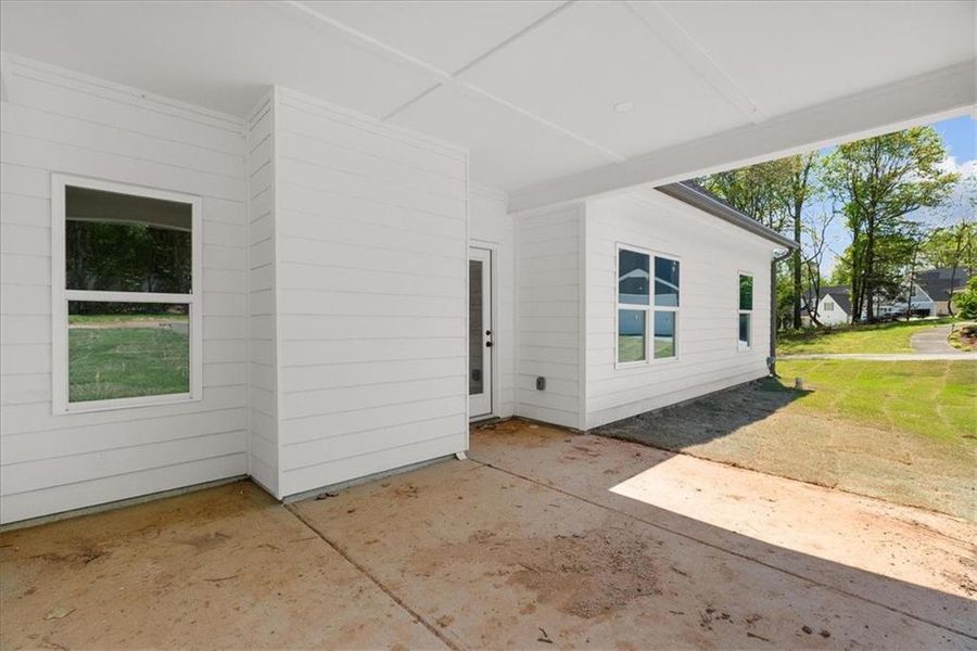 Exterior details and patio area of a home in , Calhoun (Image 4).