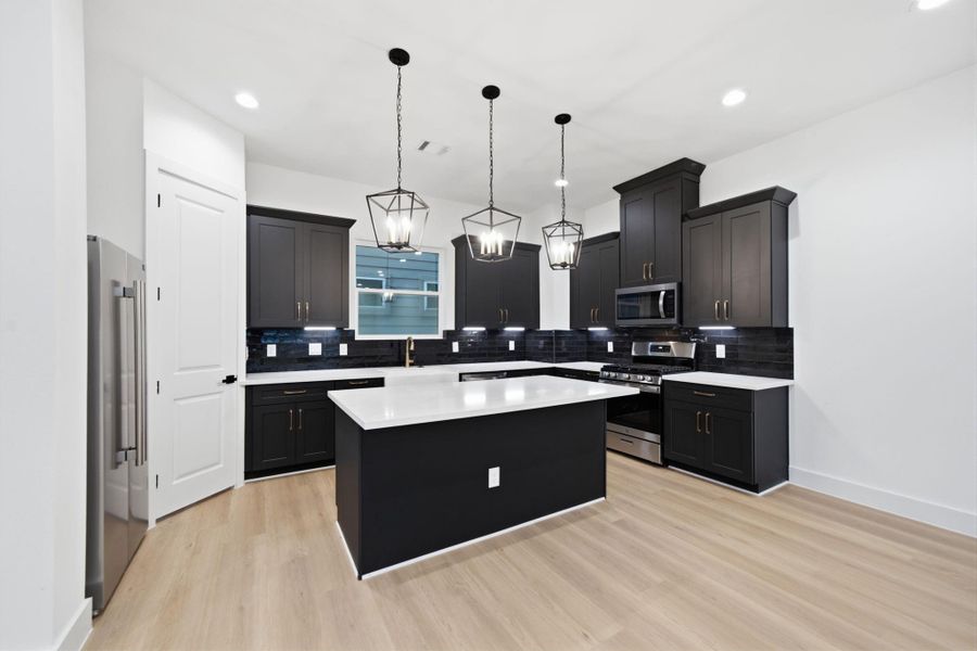 Furnished interior view inside a new home in , Houston (Image 10).