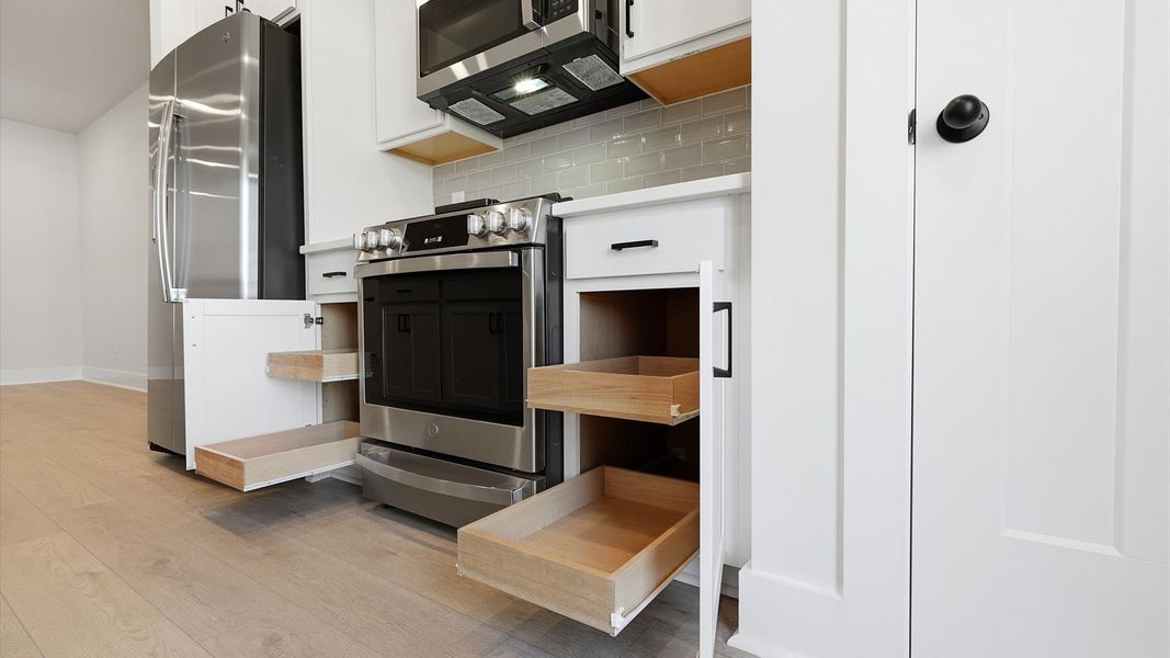 Expansive kitchen offering exceptional storage and effortless flow to adjacent living areas located in Piedmont, SC Expansive kitchen offering exceptional storage and effortless flow to adjacent living areas located in Piedmont, SC