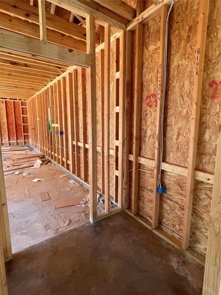 Mud room with optional Mud bench for extra storage