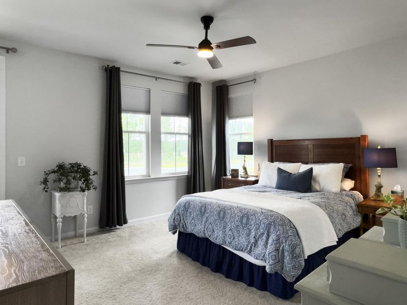 Furnished interior view inside a new home in Sweetgrass at Summers Corner, Summerville (Image 46). Furnished interior view inside a new home in Sweetgrass at Summers Corner, Summerville (Image 46).