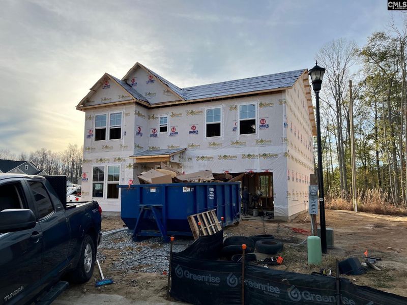 In-progress construction of a new home in Blythewood Farms, Blythewood, SC (Image 45).