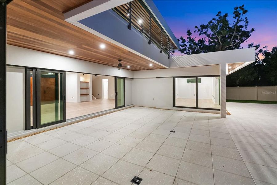 Exterior details and patio area of a home in , Sarasota (Image 26).