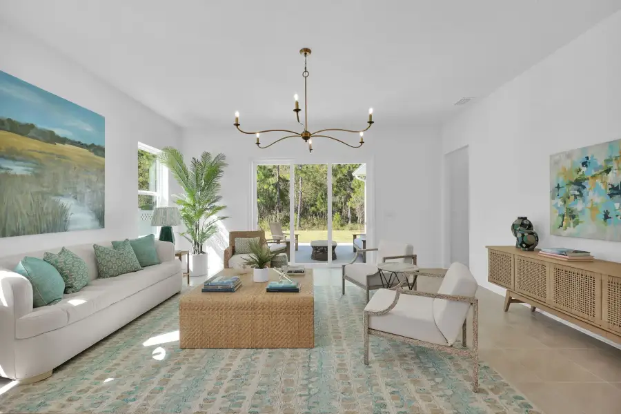 Representative furnished interior of a home built from the Eliza by Riverside Homes in Sagebrush at EverRange, Jacksonville (Image 19).