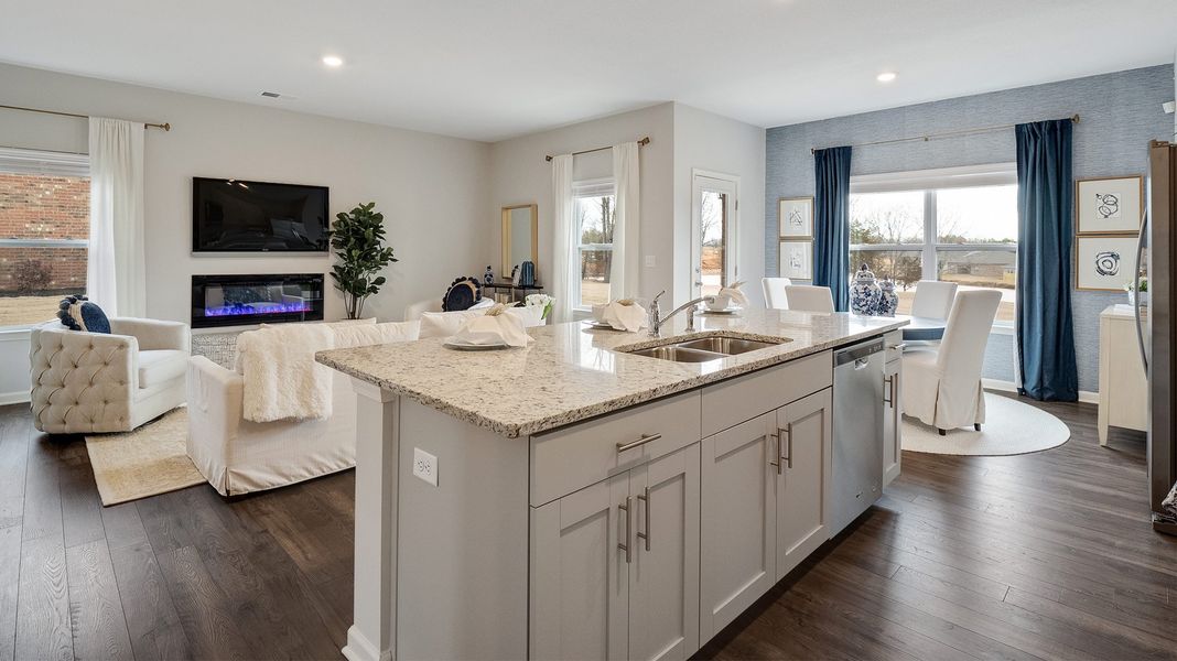 Representative furnished interior of a home built from the Salem by D.R. Horton in Shiloh Springs, Jackson (Image 10).