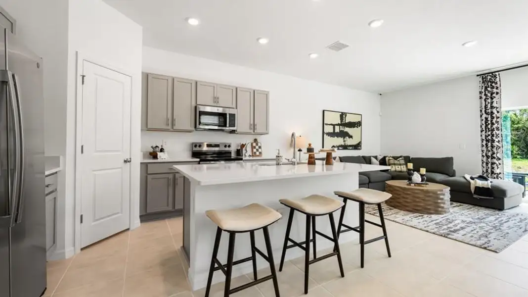 Furnished interior view inside a new home in , Nokomis (Image 11).