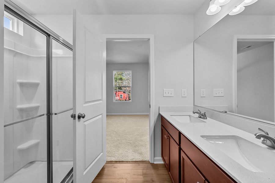 Furnished interior view inside a new home in Hanes Lake, Winston-Salem (Image 14).