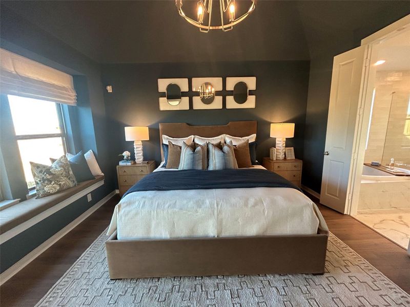 Furnished interior view inside a new home in Santa Rita Ranch, Liberty Hill (Image 8).